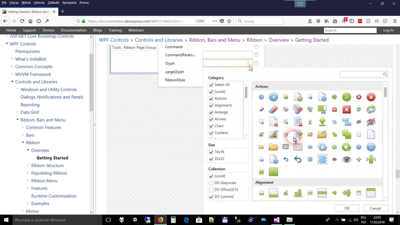 [Programowanie C#] Dodanie menu typu wstążka czyli RibbonControl WPF DevExpress