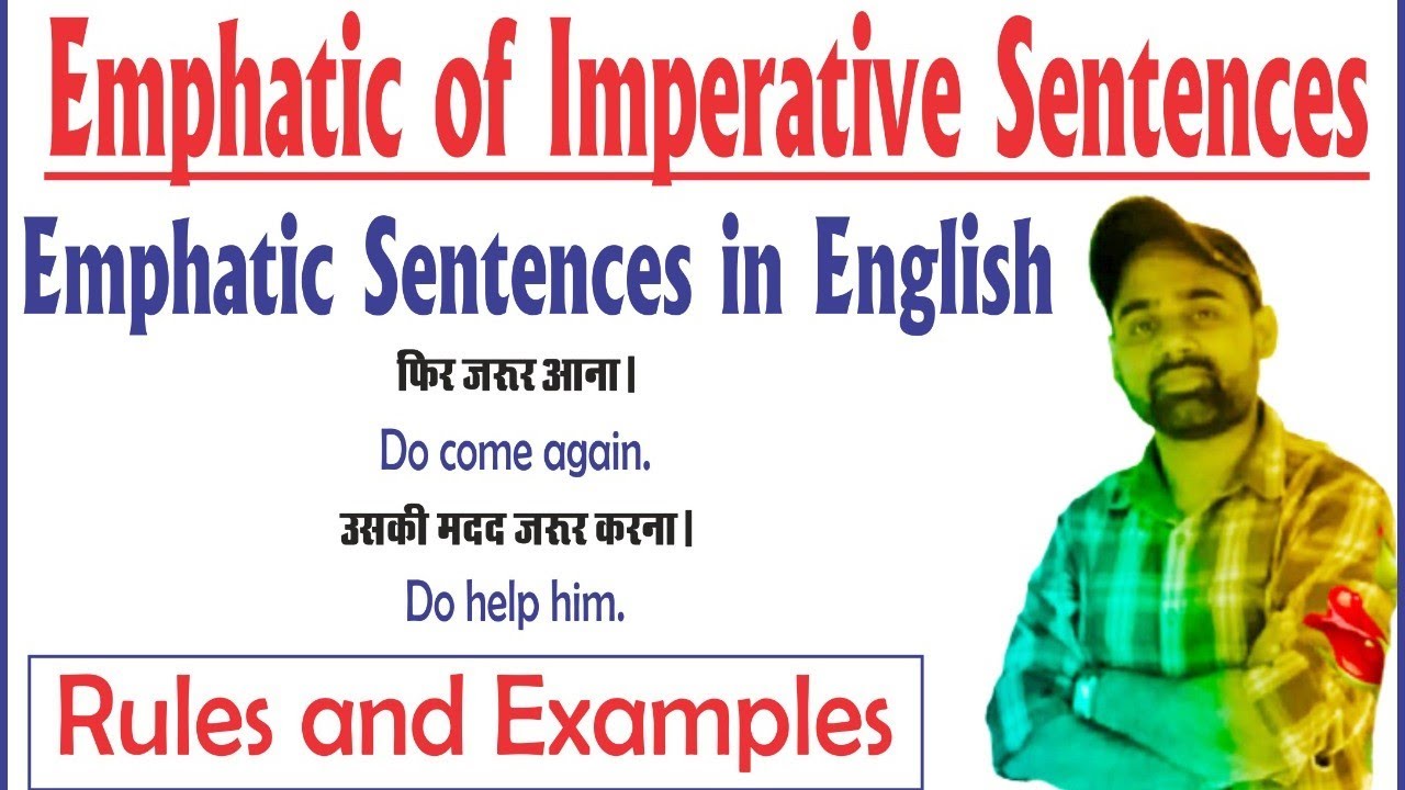 Emphatic Sentences of imperative sentences