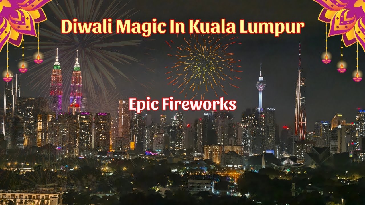 Diwali Celebration 2025 in Malaysia | Epic Fireworks In Kuala Lumpur