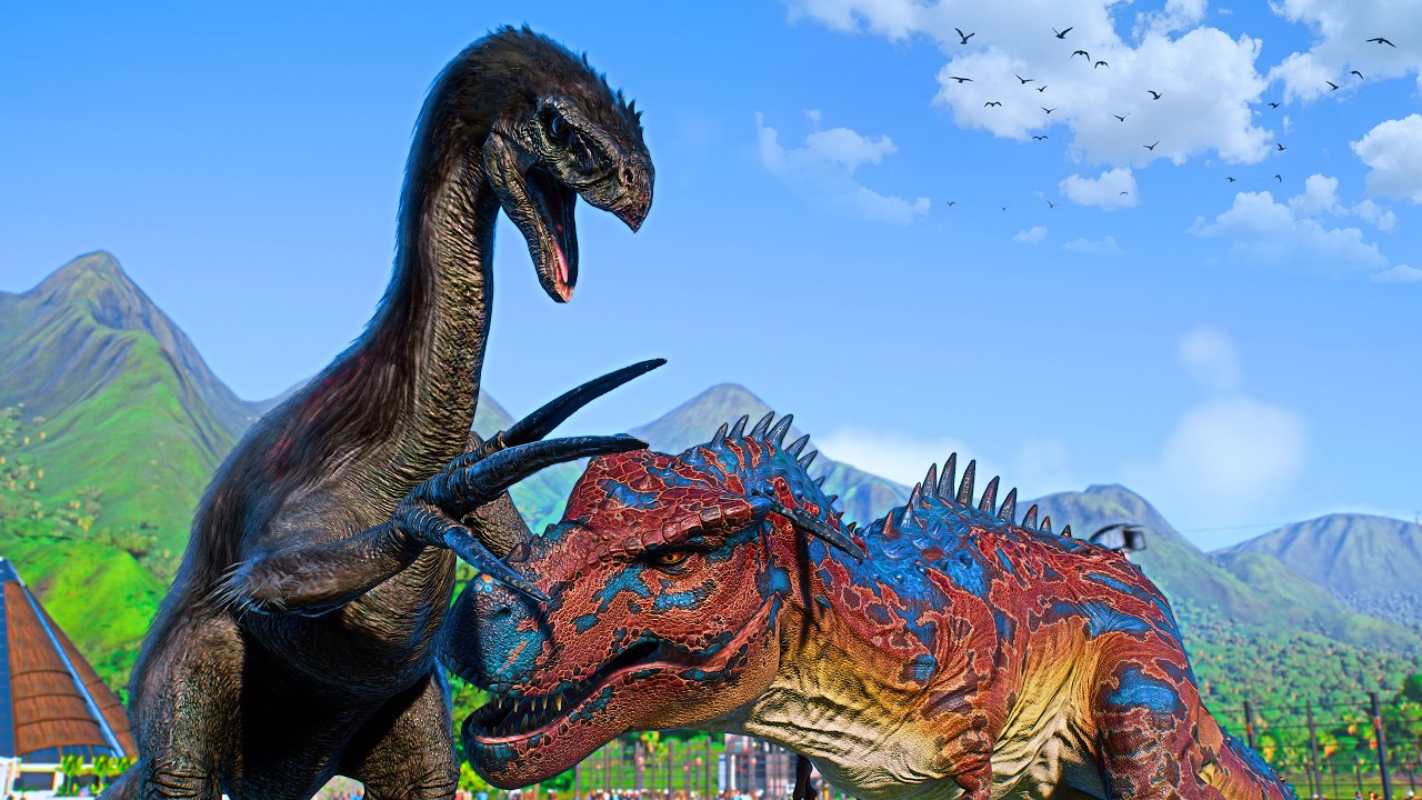 Every Dinosaur Faced The Therizinosaurus Claws! ⚔️ JWE 2
