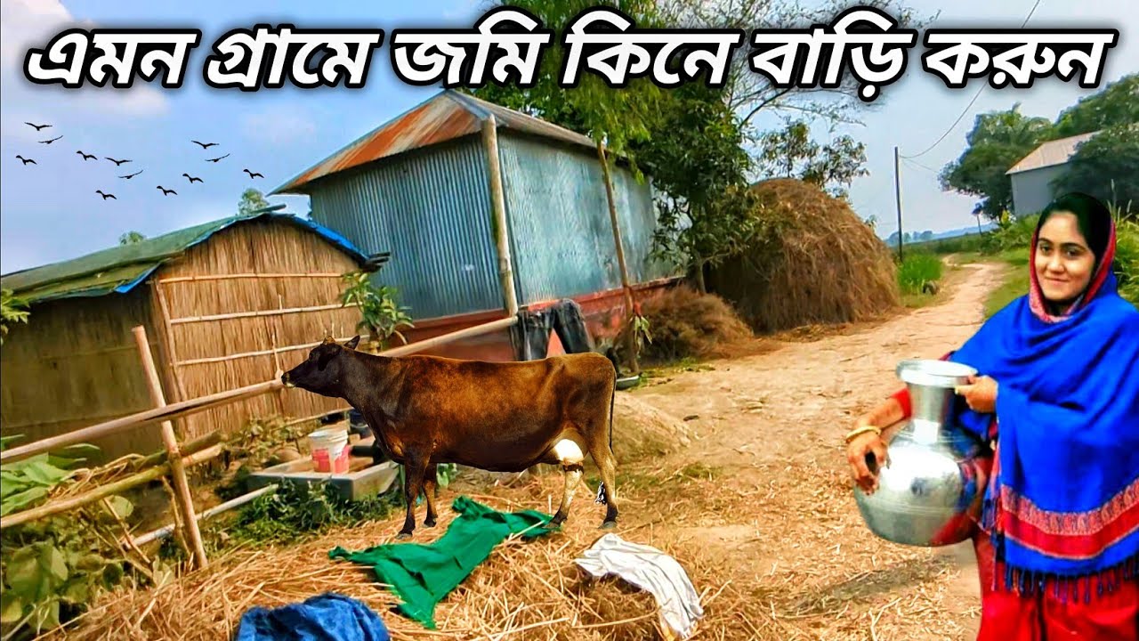 এত সুন্দর গ্রামে জমি কিনে বাড়ি করতে পারেন | মনের মত সুন্দর গ্রাম | Grammo Jibon