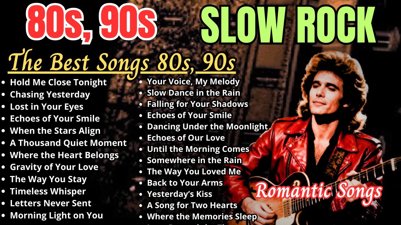 OUTRAGEOUSLY Good 80s & 90s Slow Rock Love Songs to Relax, Focus, and Feel Romance