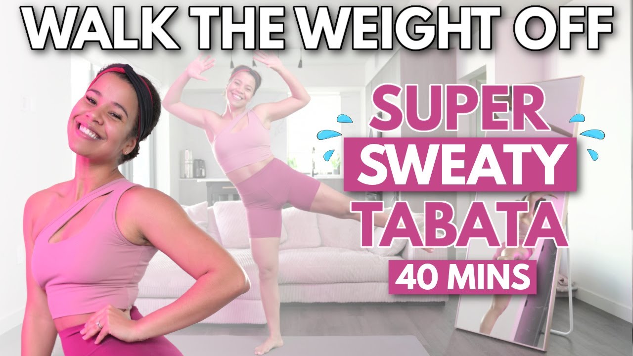 Weight loss Tabata Workout Challenge - No Equipment, Warm up & Cool Down Included