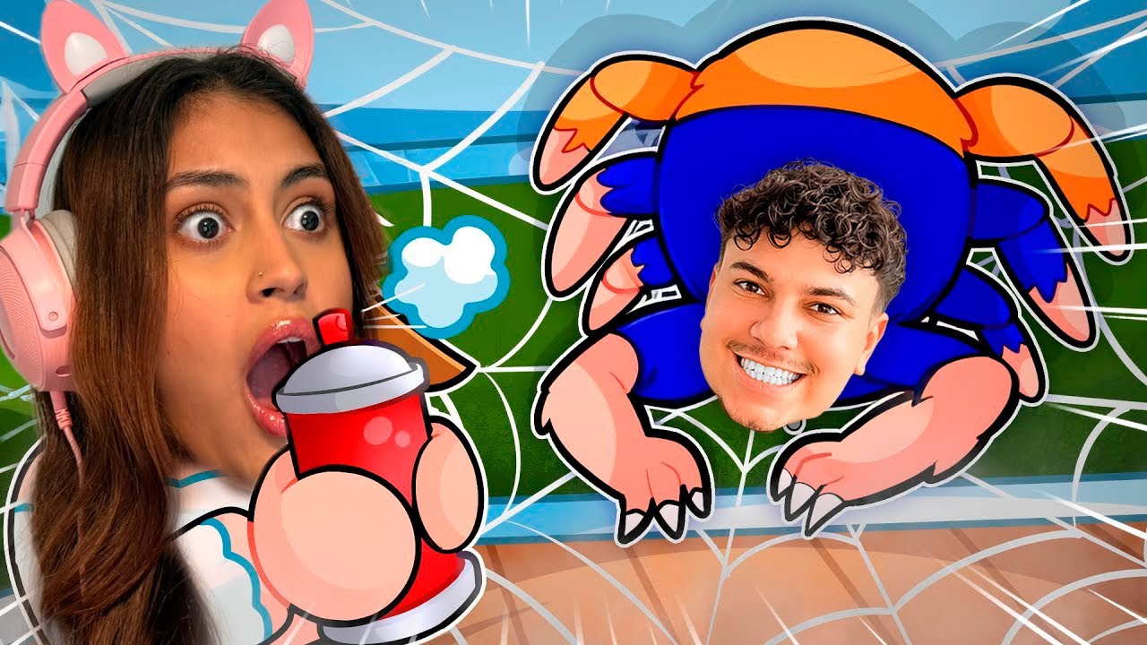 O MARCELO VIROU UMA ARANHA GIGANTE no ROBLOX!