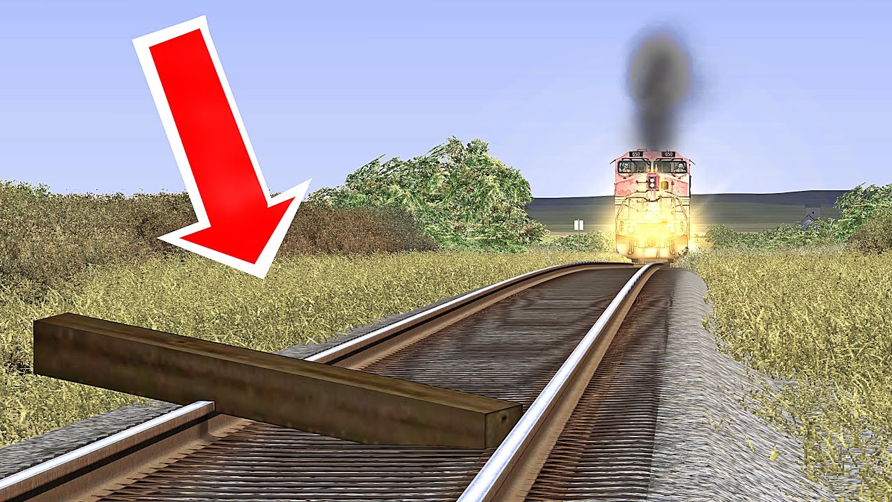 ⚠️Unexpected Obstacles Surprises a BNSF Train❗️