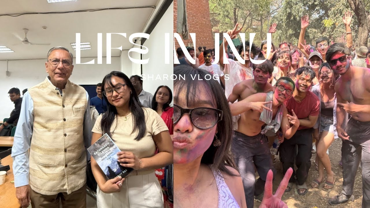 CELEBRATING HOLI IN JNU | LIFE IN UNI|