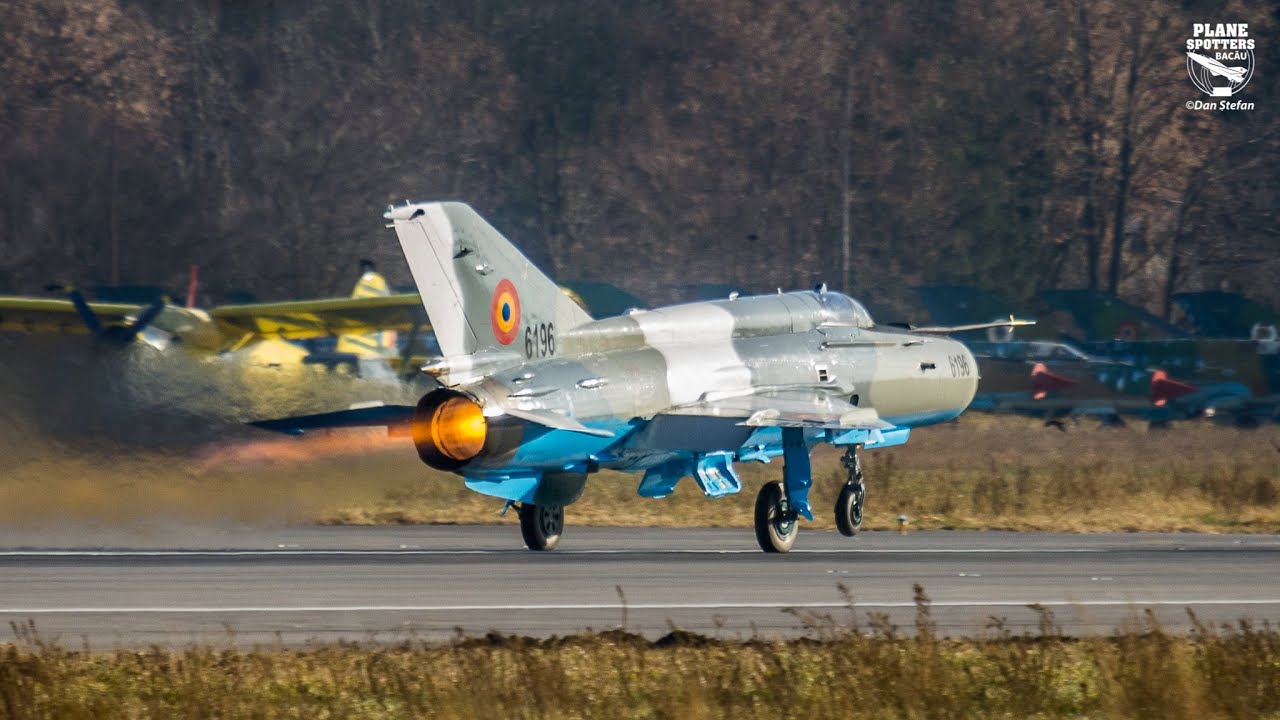 Bacau Airport Activity - Mig21 Lancer, C27J Spartan, Airbus A320, Learjet 60