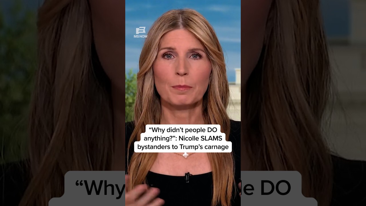 'Why didn't people DO anything?': Nicolle SLAMS bystanders to Trump's carnage