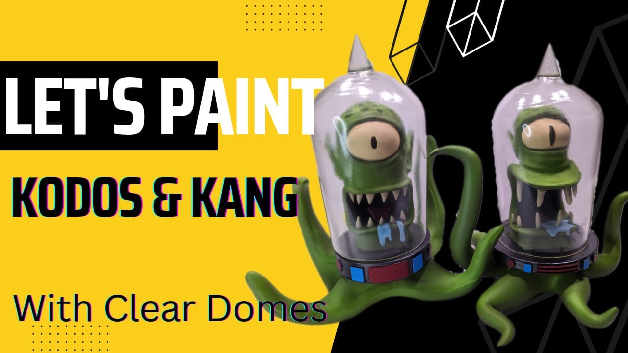 Let's Paint Kang & Kodos from The Simpsons | Step-by-Step Tutorial eps 23