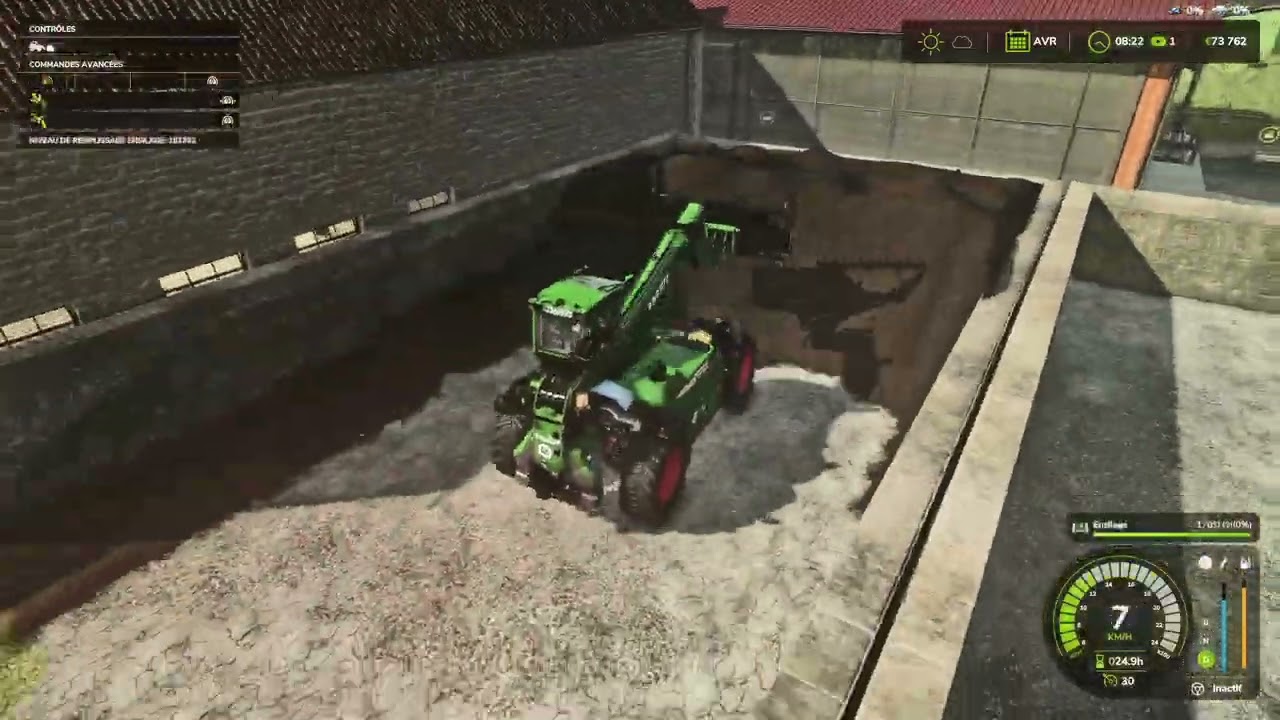 Fs25 Ep.22 Fertilisation des champs d'herbe, RTM, paillage pour les bêtes et gestion des balles