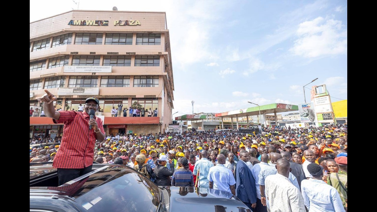 LIVE- President Ruto in Matayos-Nangina-Sio Port-Mubaka Road, Busia County
