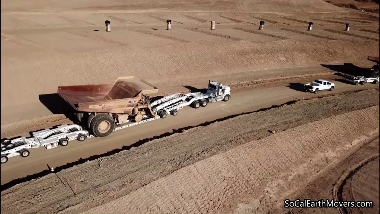 Heavy Haul- Moving 2 CAT 777F haul trucks