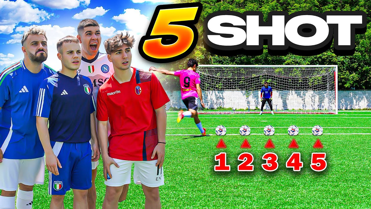 ⚽️ 5 SHOT CHALLENGE 2 vs 2!!! 🔥