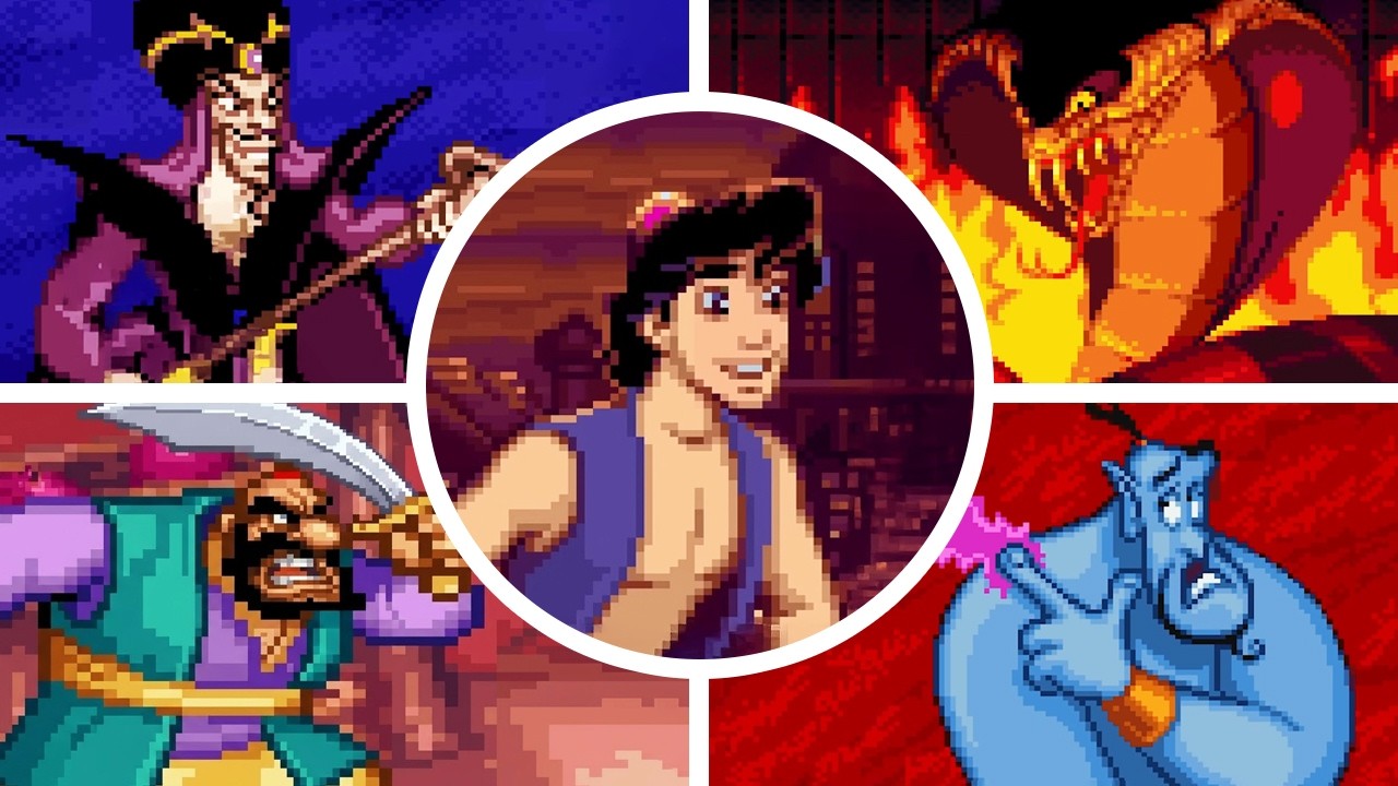 Aladdin - All Bosses & Ending