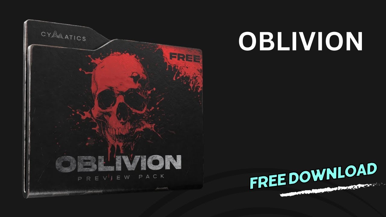 Cymatics - OBLIVION Sample Pack | Free Download | Download FREE Unreleased Melodies, Drums, 808s, FX