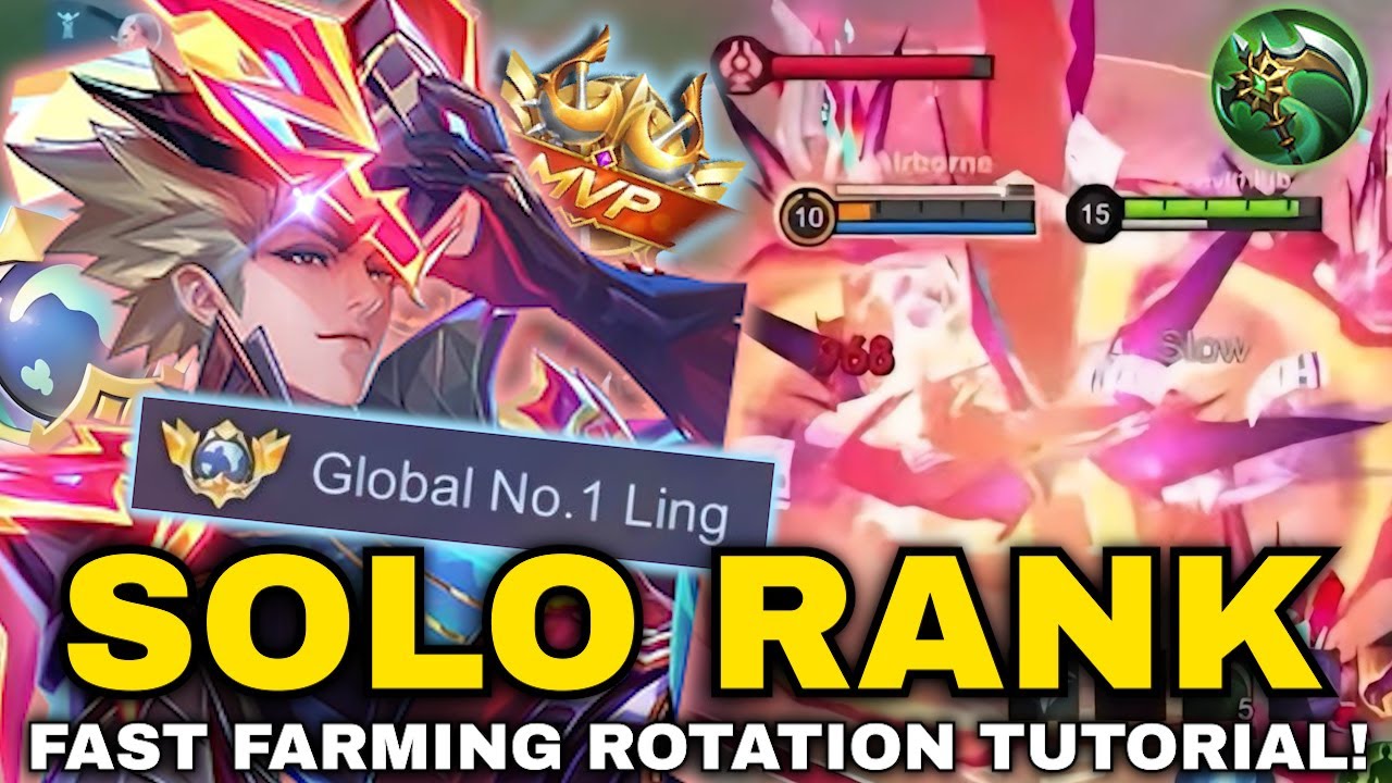 SOLO RANK LING TUTORIAL FAST FARMING ROTATION WITH CORROSION BUILD AGAINST FULL COUNTER!!