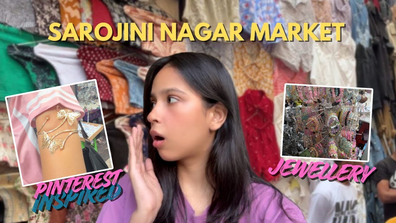 Exploring Sarojini nagar market *The collection is insane* 😍 TRY ON HAUL( under 500rs)