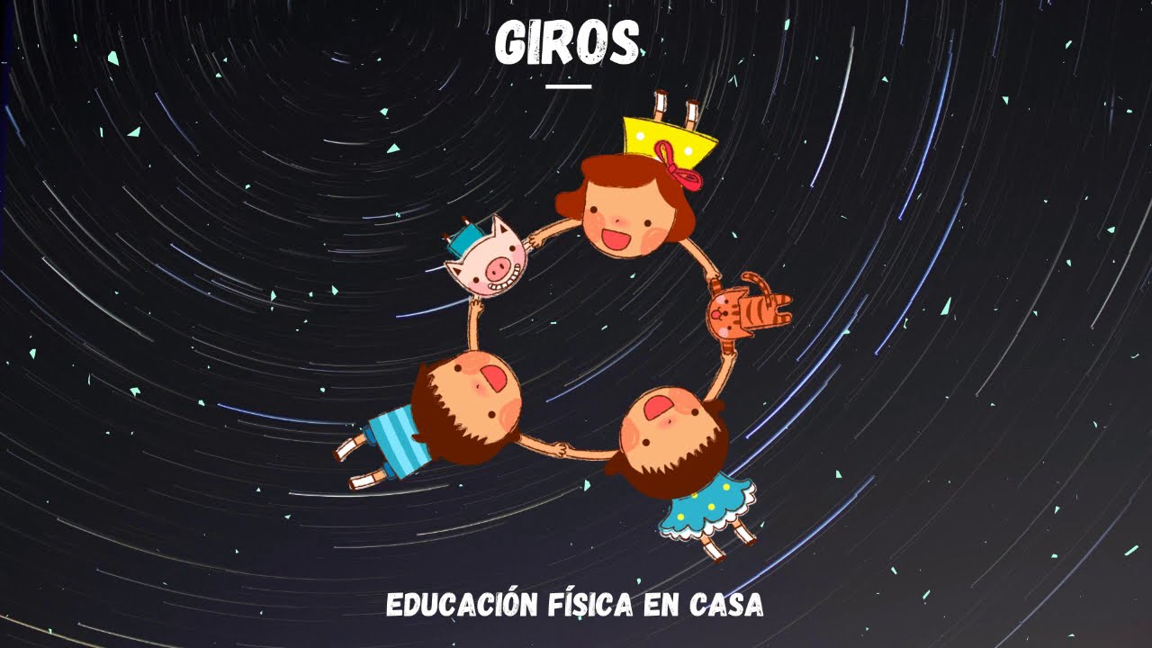 GIROS, EDUCACIÓN FÍSICA EN CASA. PREPRIMARIA, PREESCOLAR.