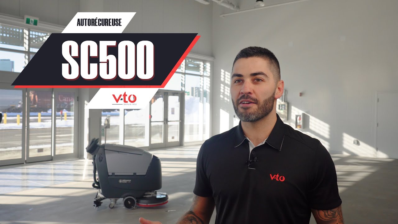 V-TO Inc. | Présentation de l'autorécureuse SC500 de Nilfisk Advance