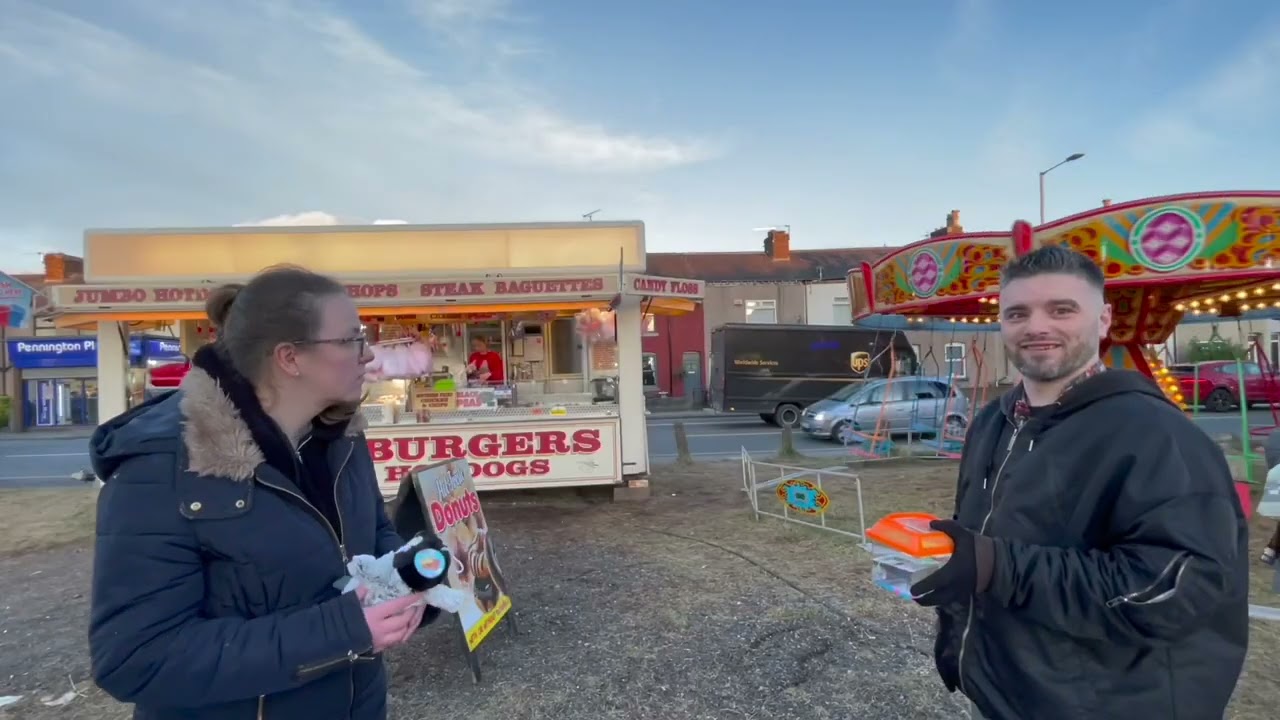 LEIGH FUNFAIR LAST NIGHT FRIDAY 10th MARCH 2023    HD 1080p
