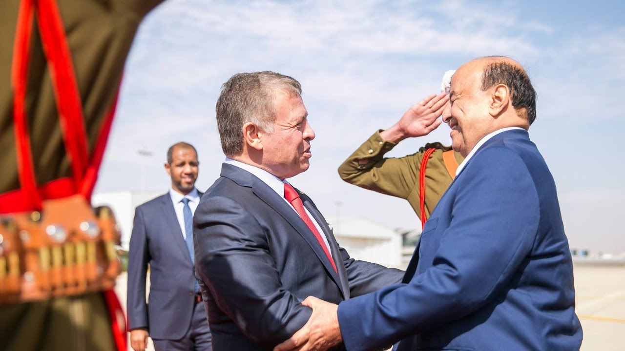 مراسم استقبال الرئيس عبدربّه منصور هادي رئيس الجمهورية اليمنية