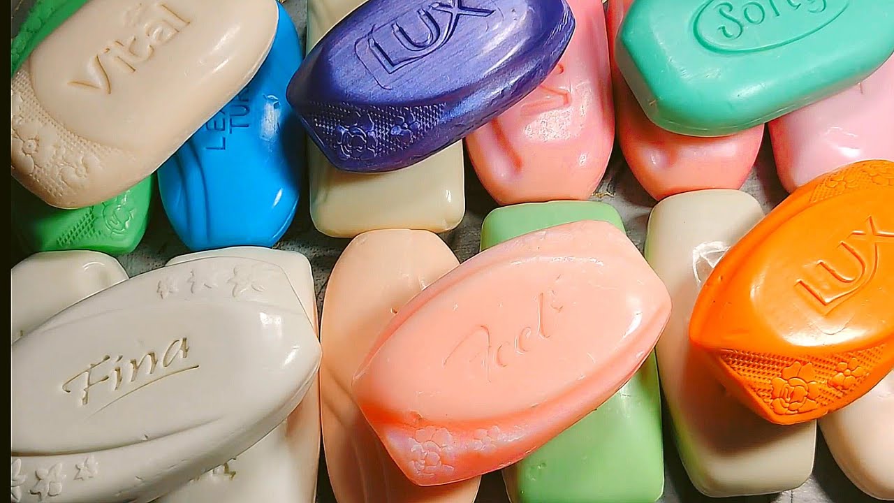 Satisfying ASMR Soap opening Haul Leisurely Unpacking Soaps Relaxing Sound Асмр мыло  