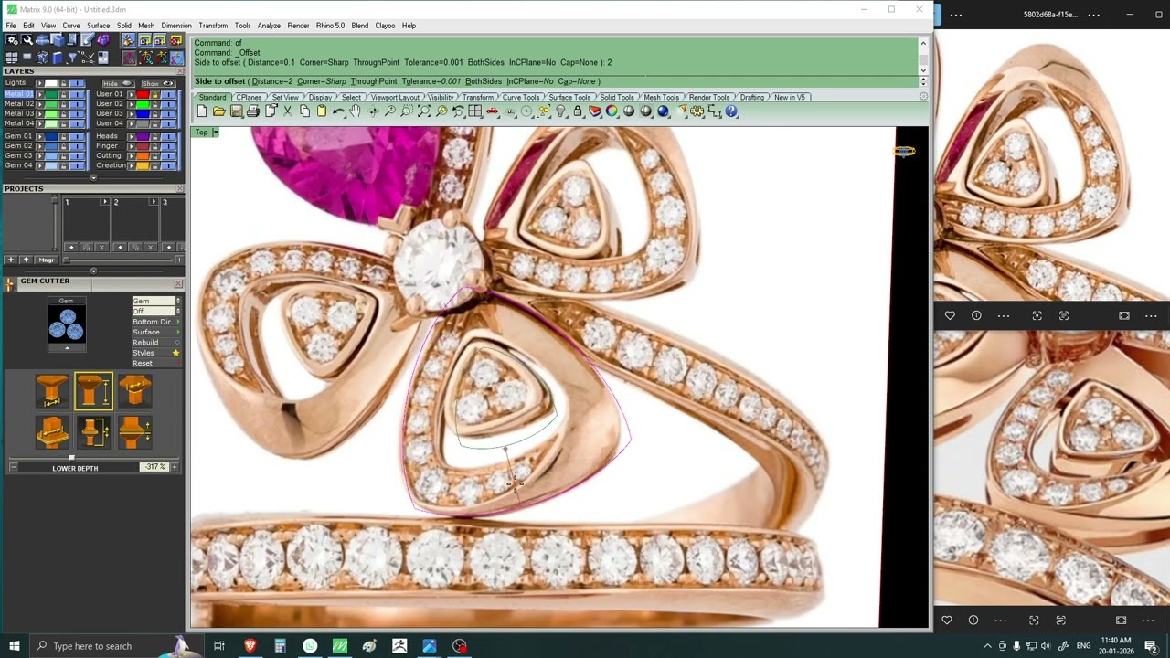 flower ring