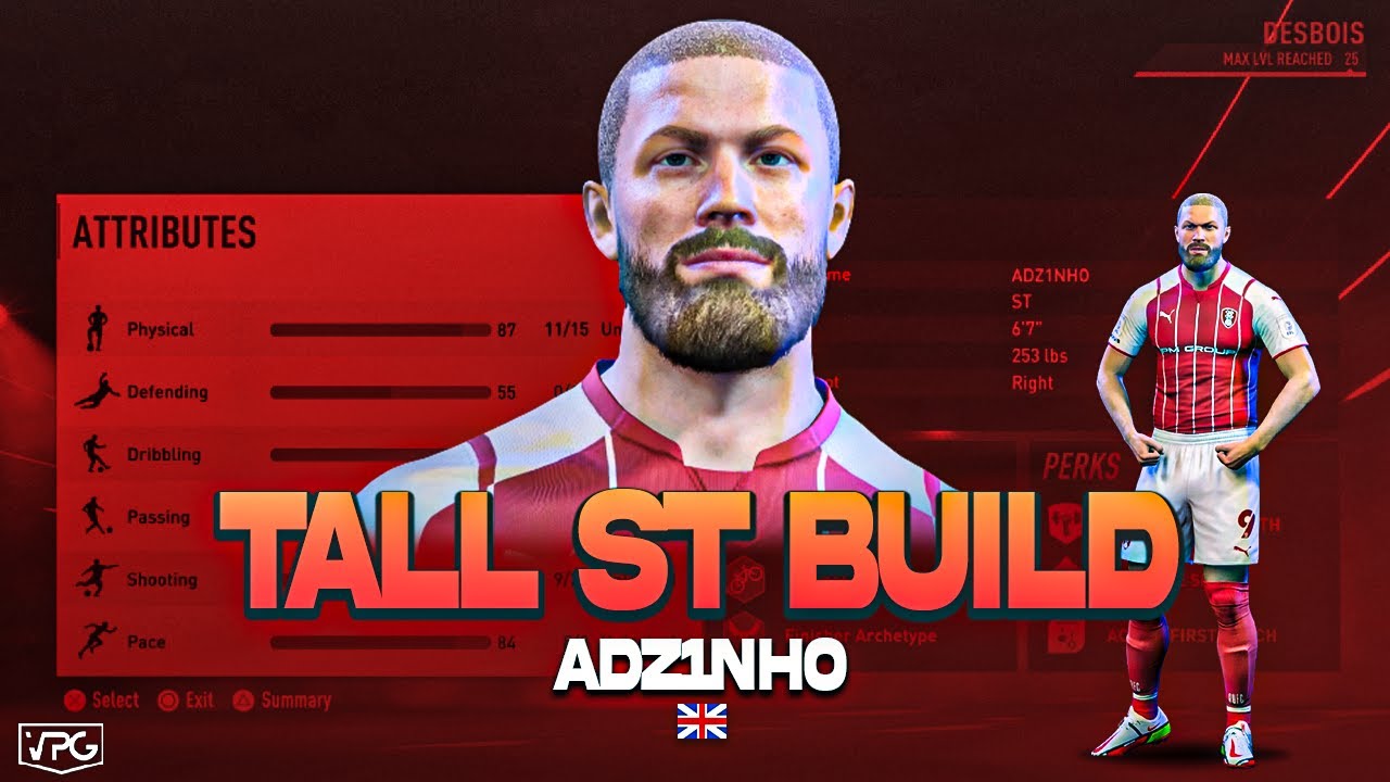 THE OVERPOWERED TALL STRIKER BUILD ON FIFA 22  - 11v11 PRO CLUBS