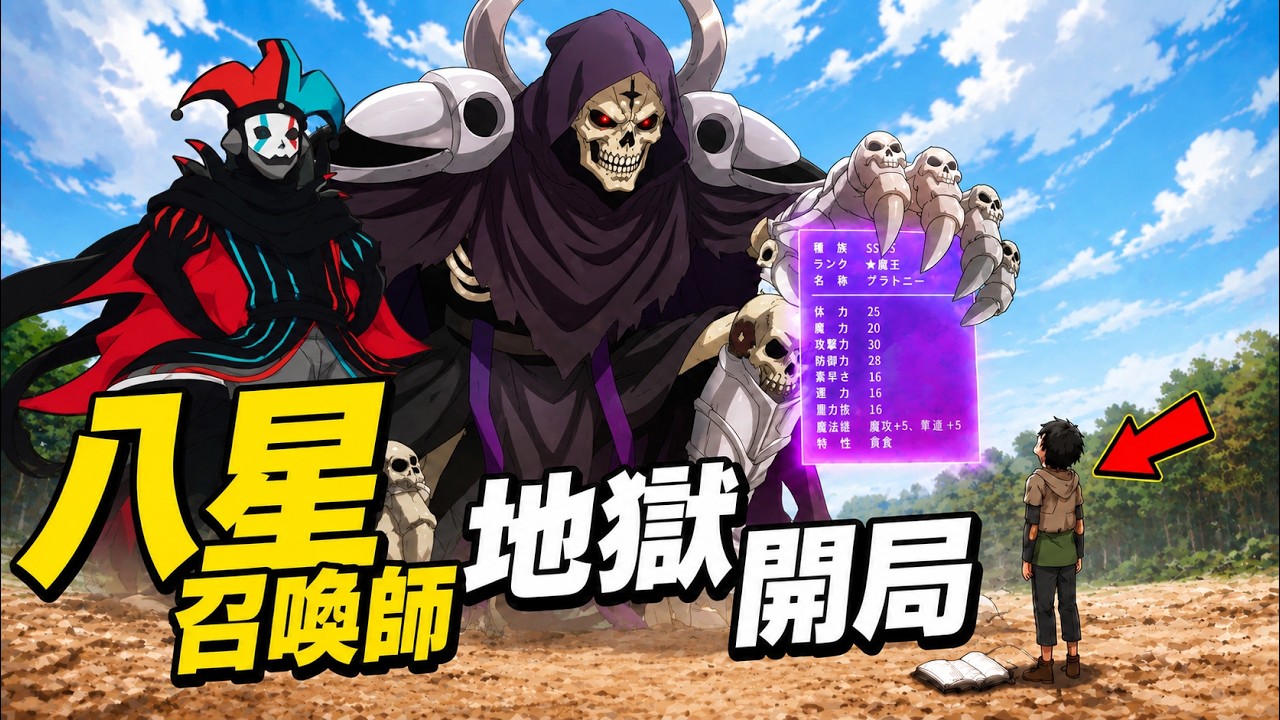 八星召喚師解鎖神技指揮化，獨自消滅百萬魔物，一口氣看完地獄模式第1季+第2季第1-11話，異世界，轉生、龍傲天、扮豬吃老虎、隱藏實力，動漫推薦