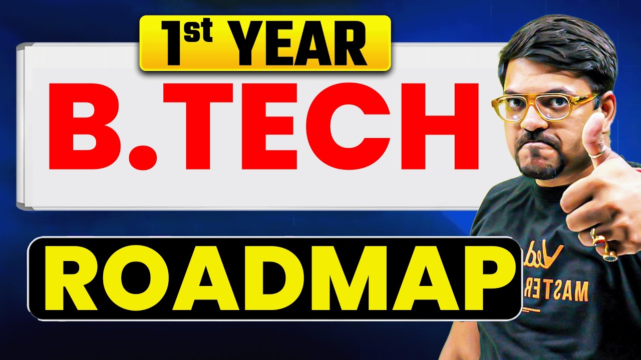 B.Tech 1 Year Complete Roadmap 2026 | Skills, Internships & Projects | Harsh sir