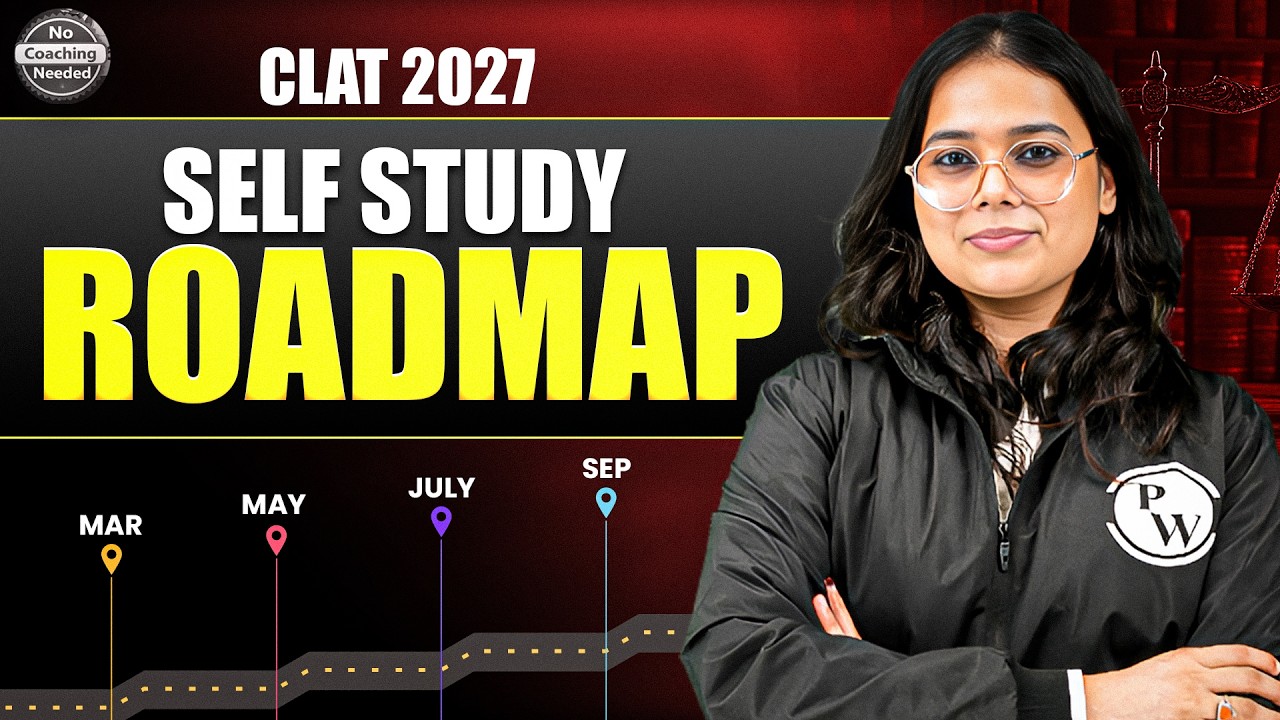 CLAT 2027 Self Study Strategy | Can You Crack CLAT Without Coaching? Complete Preparation Guide