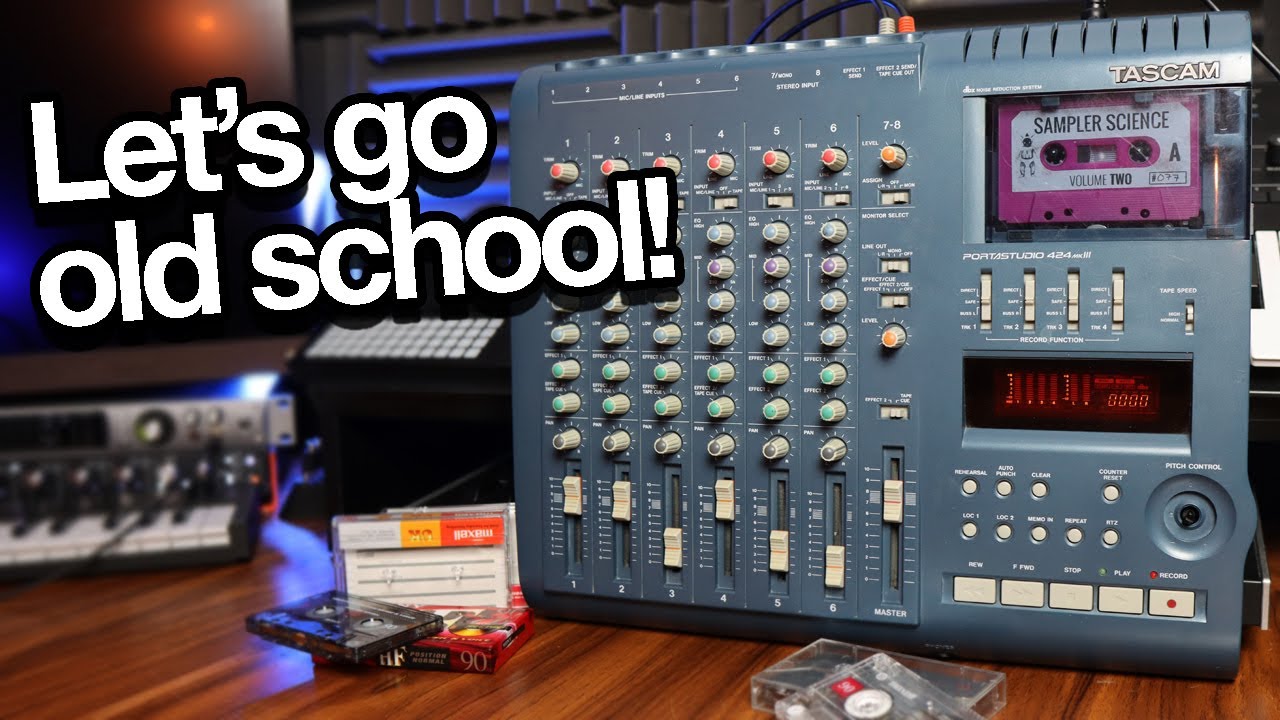 Создание бита с помощью Tascam 424