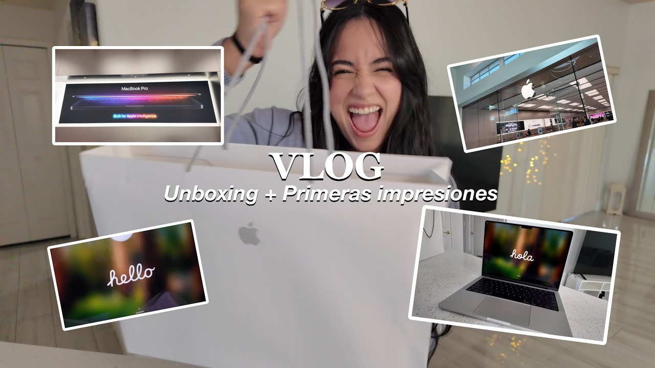 MACBOOK PRO M4 PRO CHIP (Silver)  | Vlog de compra, Unboxing💻🍎✨