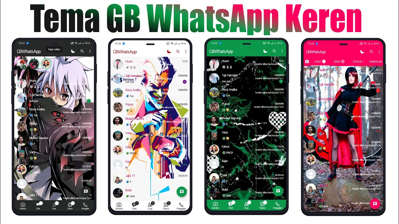 Bagi Bagi Tema GB WhatsApp Paling Keren Terbaru 2020