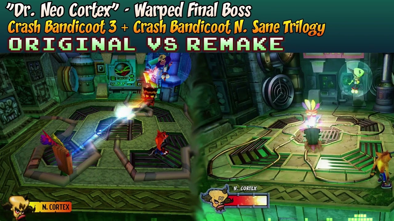 ♦ [Original + N Sane Trilogy] Crash 3 MASHUP — N. Cortex (Final Boss)