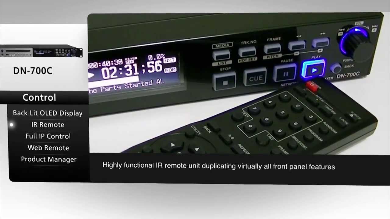 Denon Professional DN-700C | Network CD/Media Player - Overview Video