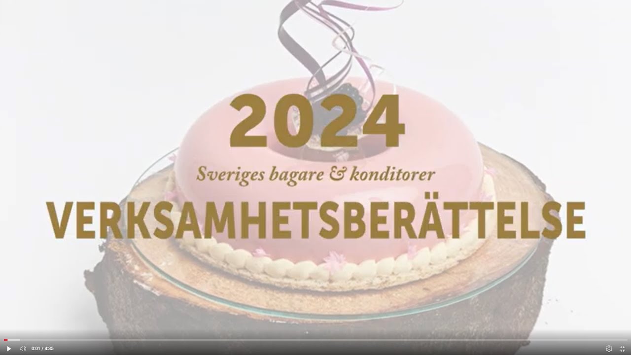 Verksamhetsberättelse 2024 för Sveriges bagare & konditorer