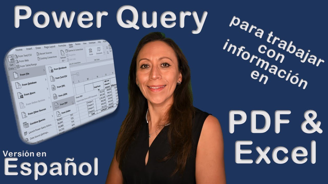 Cómo uso Power Query para transportar información de archivos PDF a Excel y preparar conciliaciones.