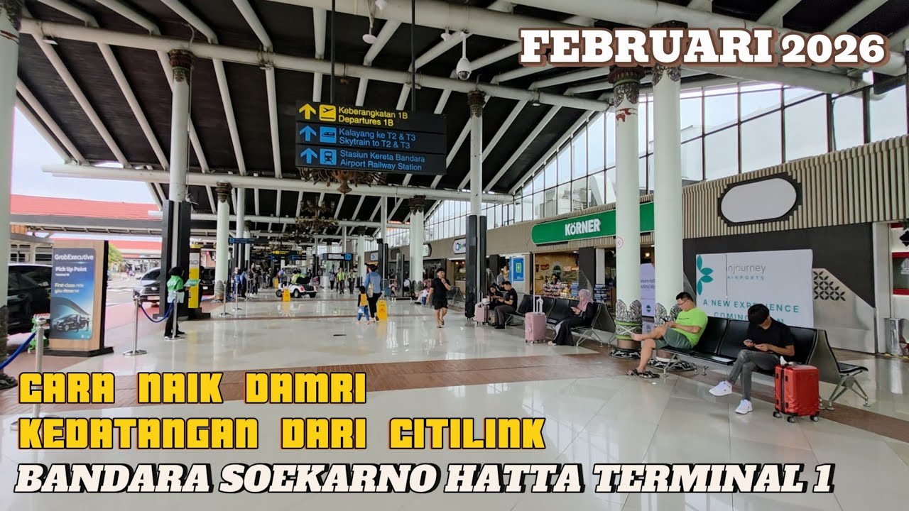 Cara Naik BUS DAMRI dari Terminal 1 Bandara Soekarno Hatta ( CGK ) Terbaru 2026 | Flight Citilink