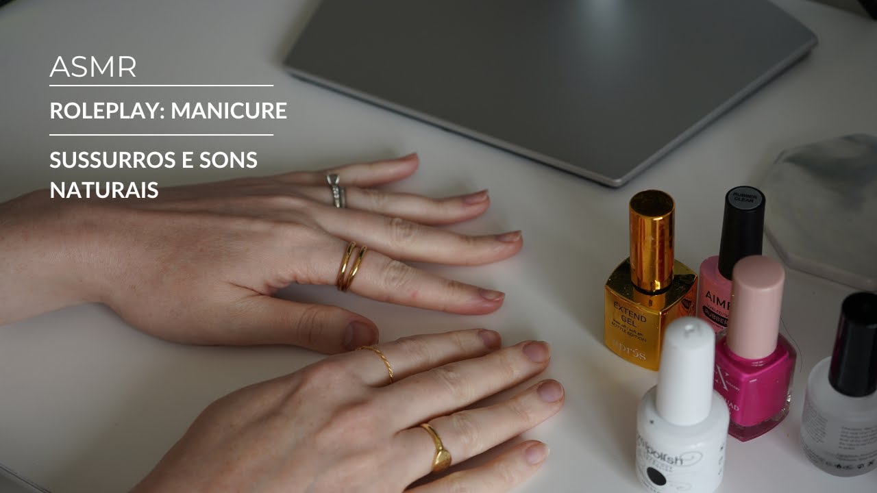 ASMR - Video pra dar sono e relaxar - Fazendo as unhas | SOLANGE PRATA
