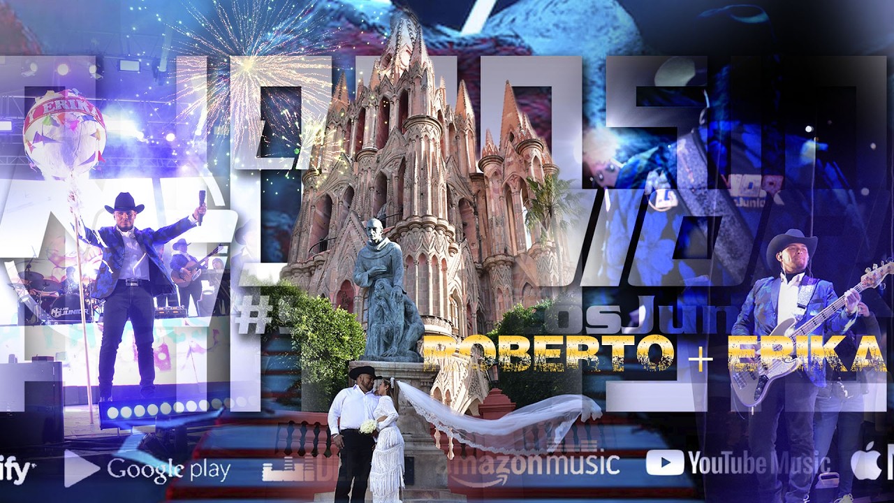 LOS JUNIOR NG EN LA BODA DE ROBERTO Y ERIKA CELAYA GTO.AUDIO HQ EN VIVO