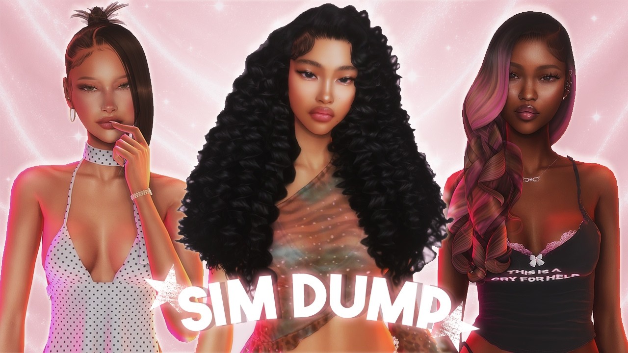the sims 4 cas: sim dump | cc folder & sim download