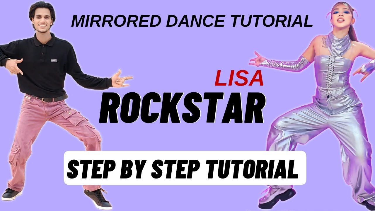 LISA - Rockstar Dance Tutorial | Rockstar Mirrored + Explanation Dance Tutorial
