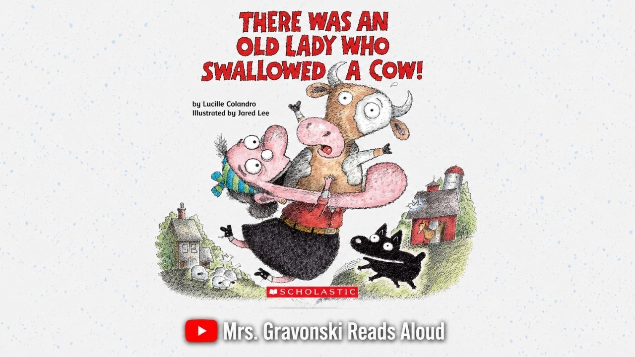 There Was An Old Lady Who Swallowed A Cow Book | Read Aloud