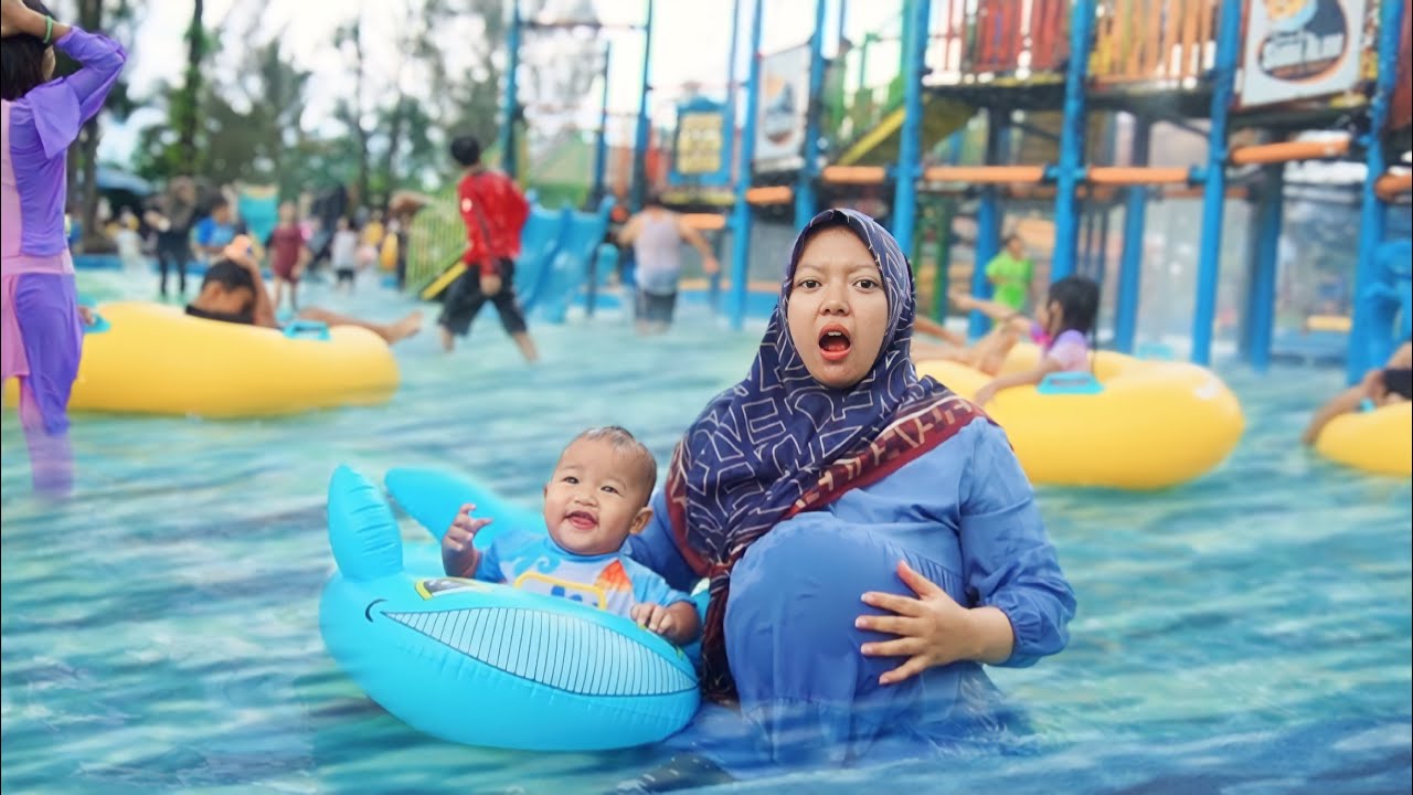 IBU HAMIL MENDADAK SAKIT PERUT | KONTRAKSI DIKOLAM RENANG