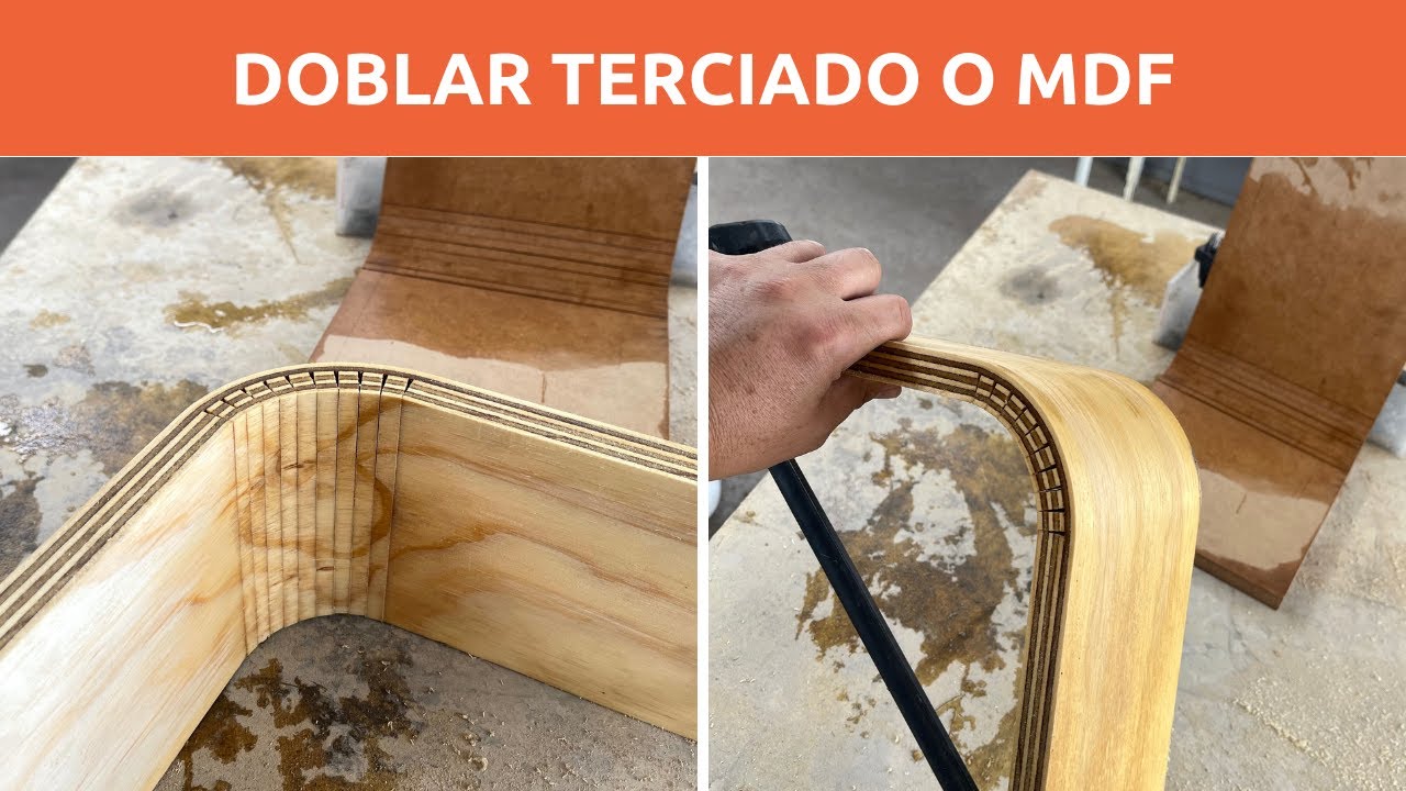 DOBLAR terciado o mdf - Tecnica de carpintería