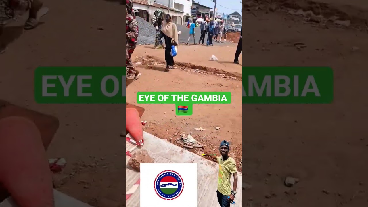 Road construction 🚧 In Brikama  The Gambia 🇬🇲 🇬🇲 🇬🇲