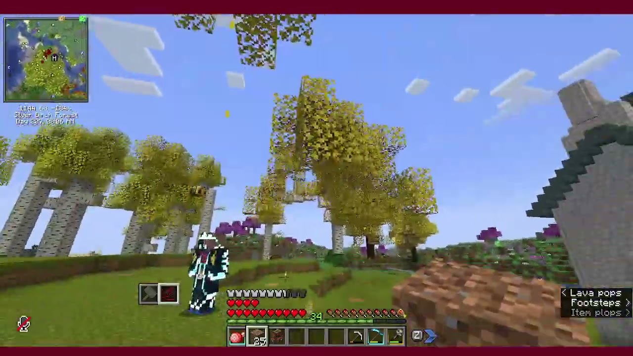 Building a garden. - Luminary SMP