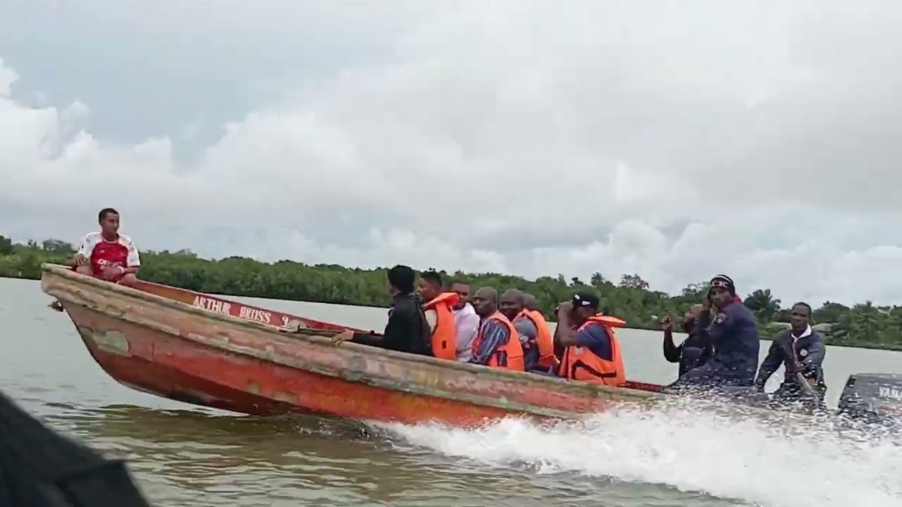 FlyBoat flying high in Brass River 