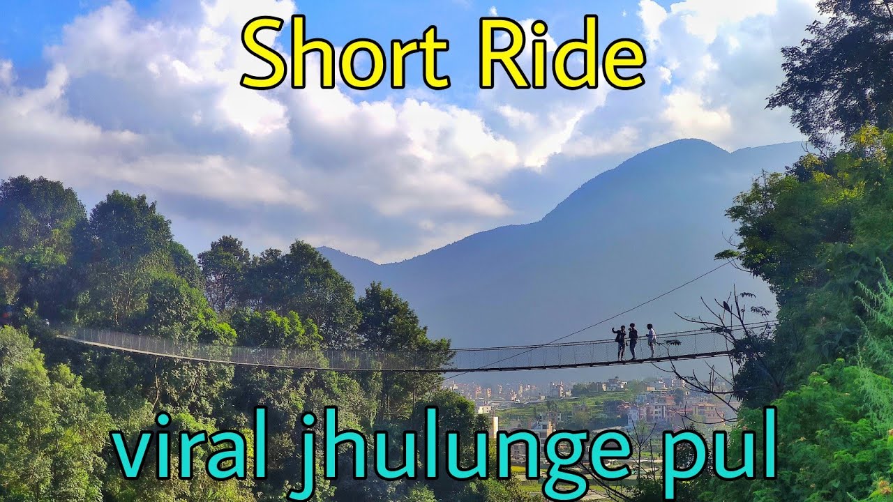 Kritipur ko famous Suspension Bridge | Motovlog | Nepal | ANSGO